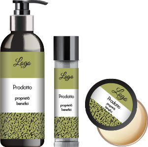 MODELLO PERSONALIZZABILE DI ETICHETTA PER PRODOTTI COSMETICI: PATTERN ROCK