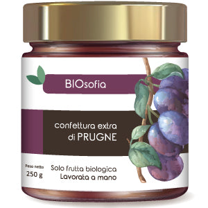 REALIZZAZIONE GRAFICA ETICHETTA PER CONFETTURE: FRUTTA ACQUERELLO